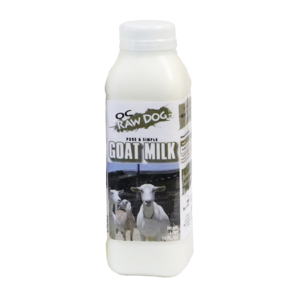 OC Raw Yellow Goats Milk with Turmeric 32 oz.