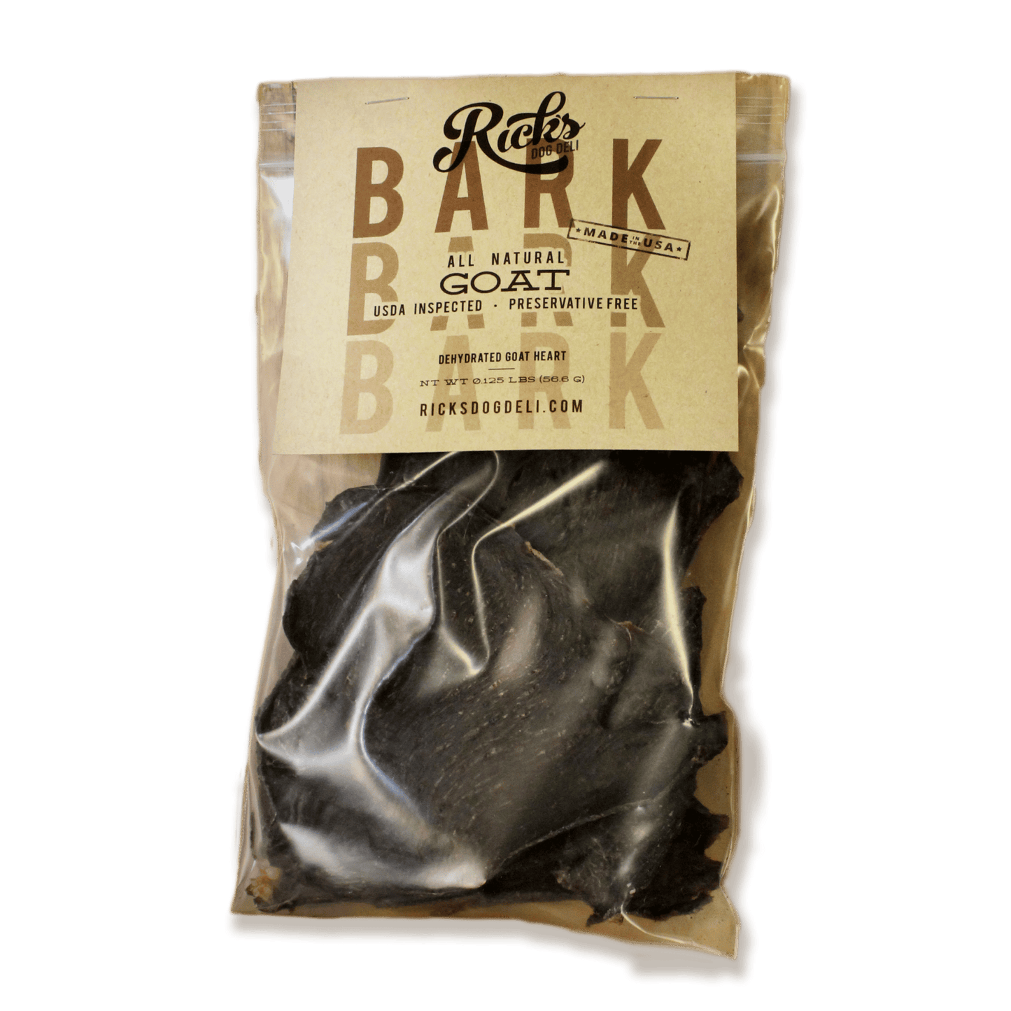 Rick's Dog Deli Goat Bark Dog Treats