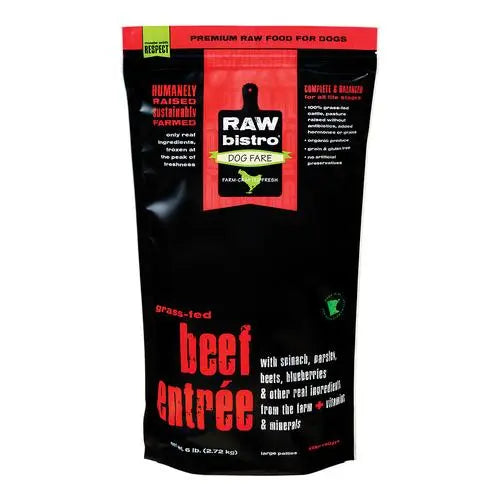 Raw Bistro Beef Frozen 3# Dog