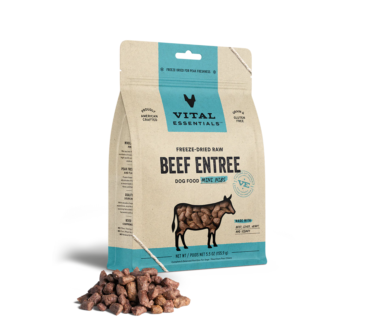 Vital Essentials Beef Mini Nibs 14 oz