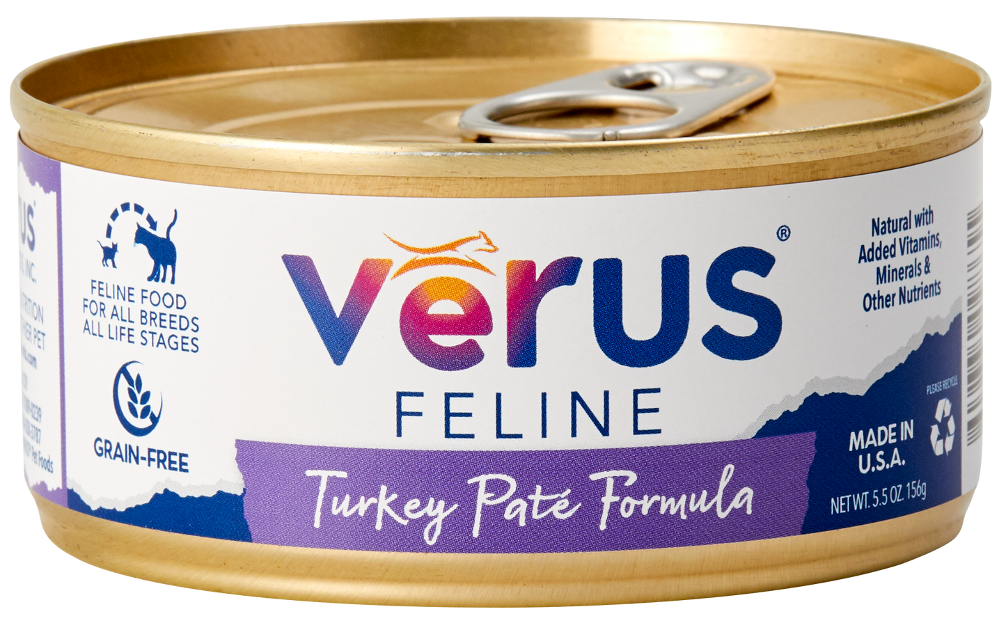 Verus Turkey Pate Can Cat 5.5 z