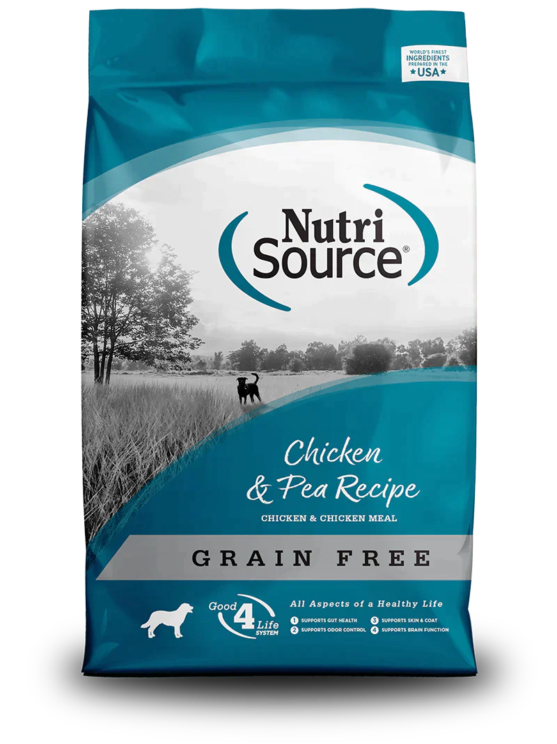 NutriSource Dog Dry GF Chicken & Pea 26#