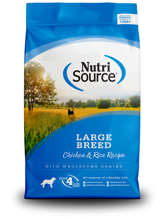 Nutri Source Large Breed Chicken Rice Dog 26#