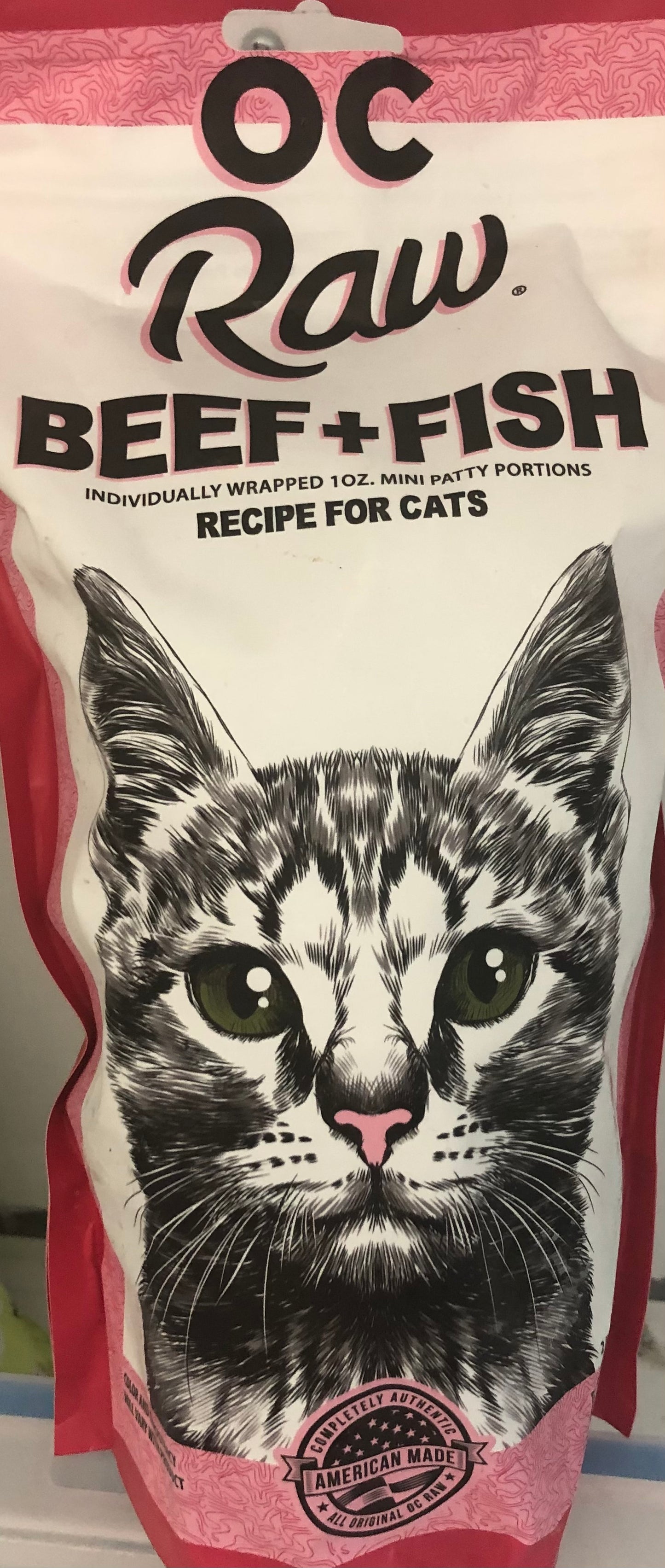 OC Raw Frozen Beef/Fish Sliders Cat 2#