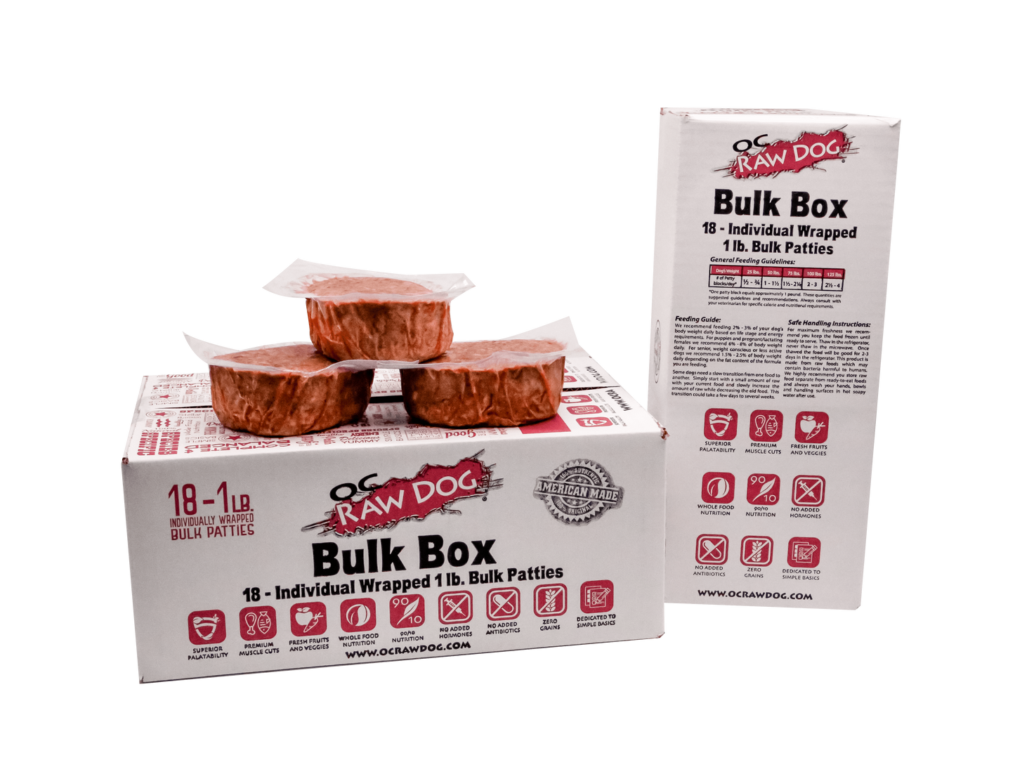 OC Raw Frozen Beef Produce Bulk 18#