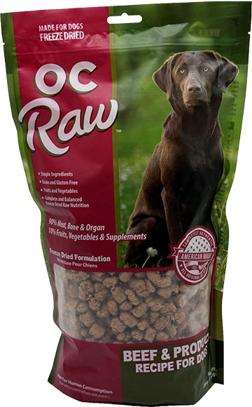 OC RAW Freeze Dried Beef Meaty Rox 20 oz.