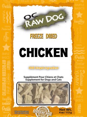 OC Raw CHICKEN ~ 4 OZ FREEZE DRIED