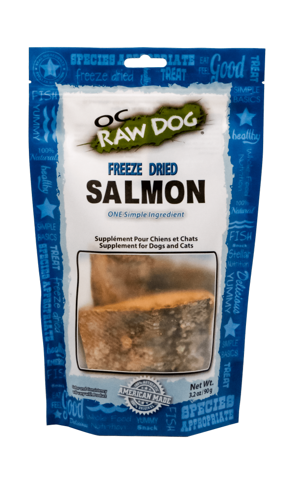 OC Raw SALMON ~ 3.2 OZ FREEZE DRIED