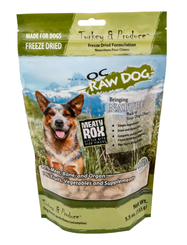 OC Raw Freeze Dried Turkey 5.5 oz