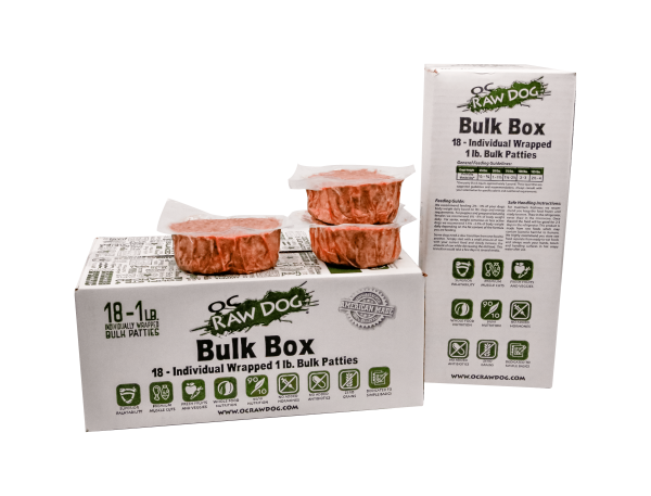 OC Raw Turkey/Produce Bulk 18# Box