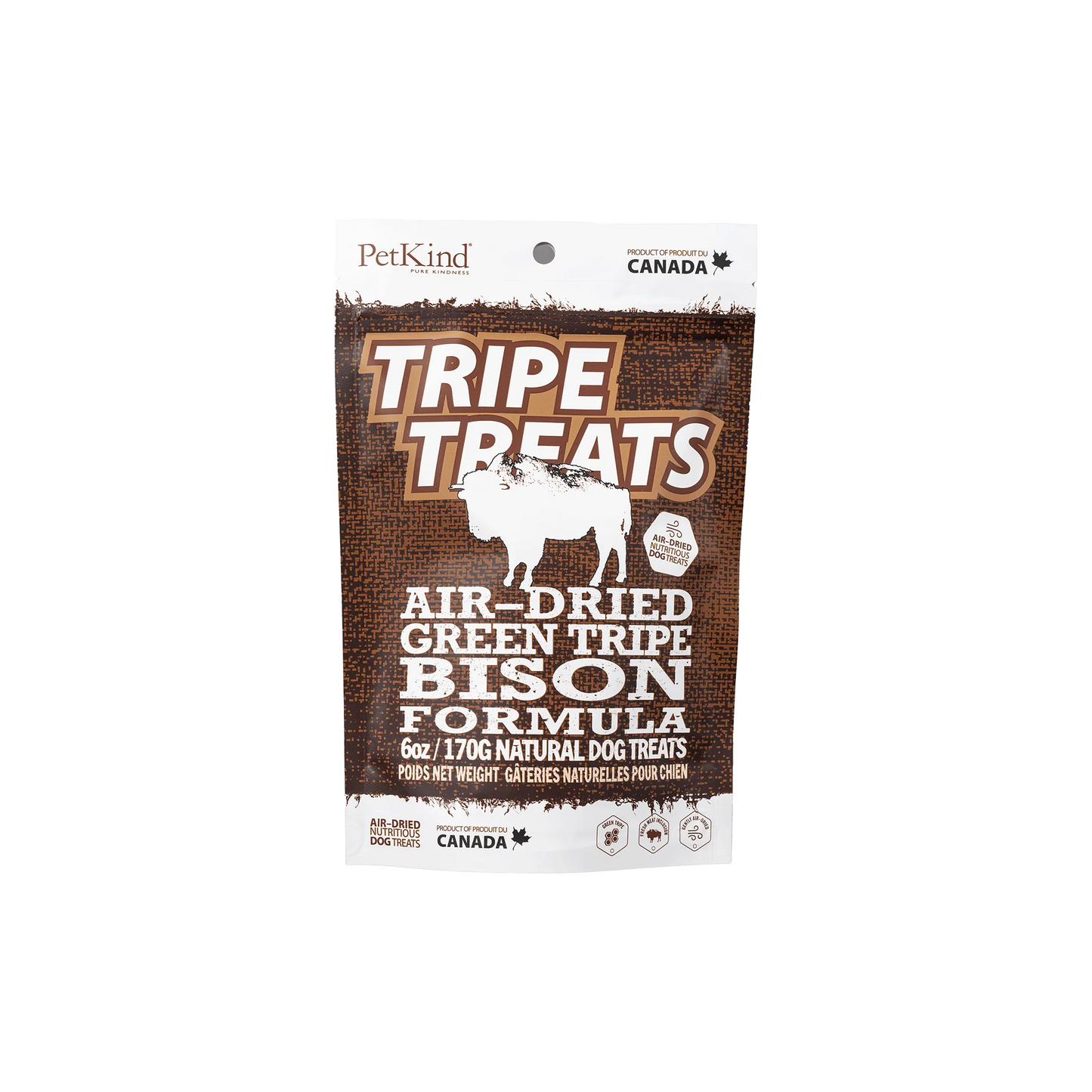 PetKind Bison Tripe Treat 6 oz.