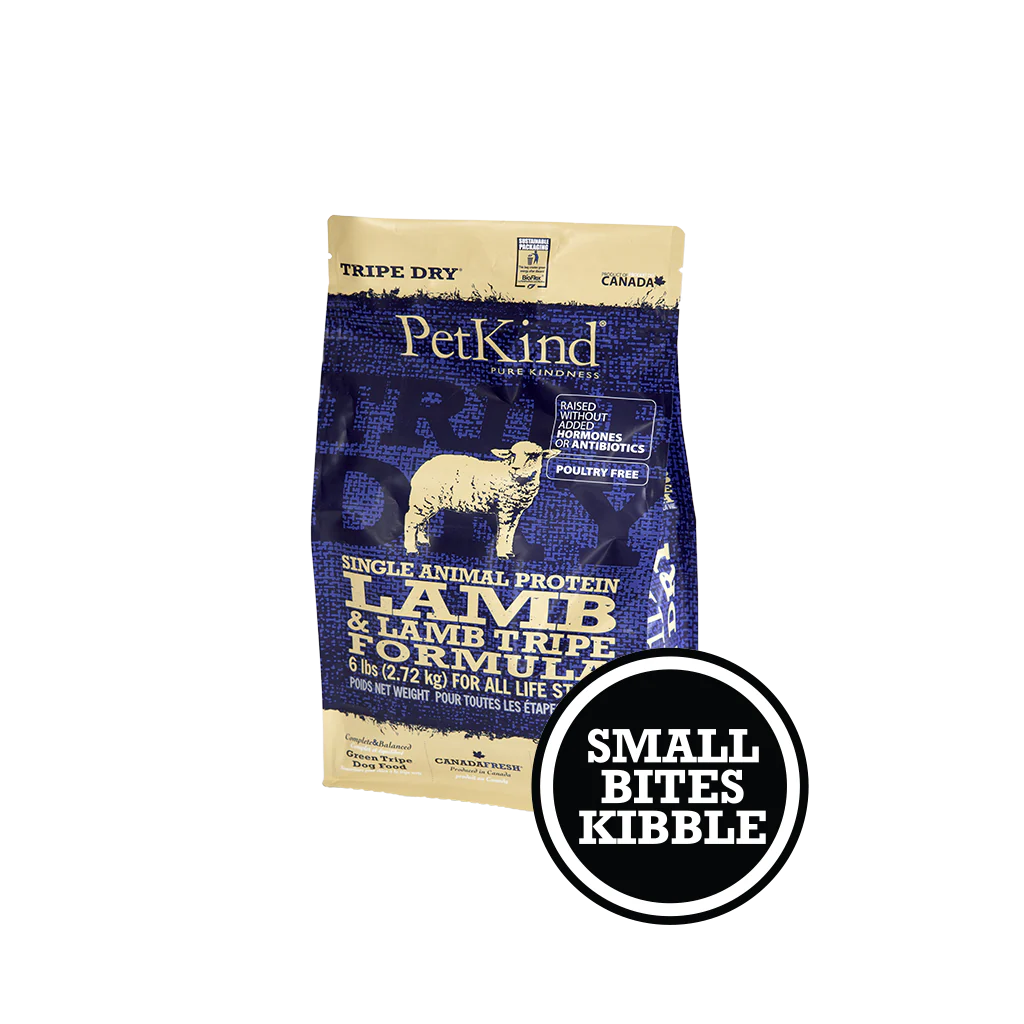 PetKind Single Animal Protein Lamb Tripe Small Bites 25# Dog