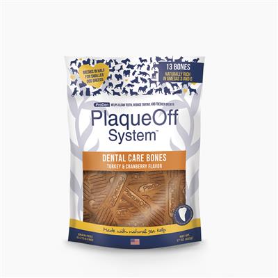 PlaqueOff Turkey & Cranberry & Pumpkin Dental Chew 17 oz