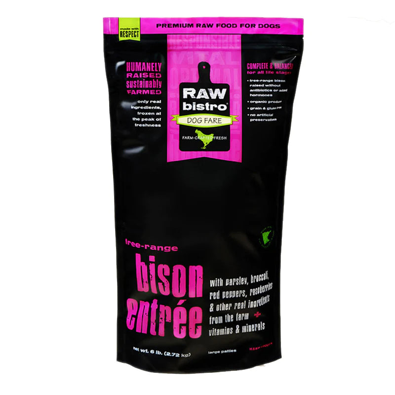 Raw Bistro Bison Frozen 6# Dog