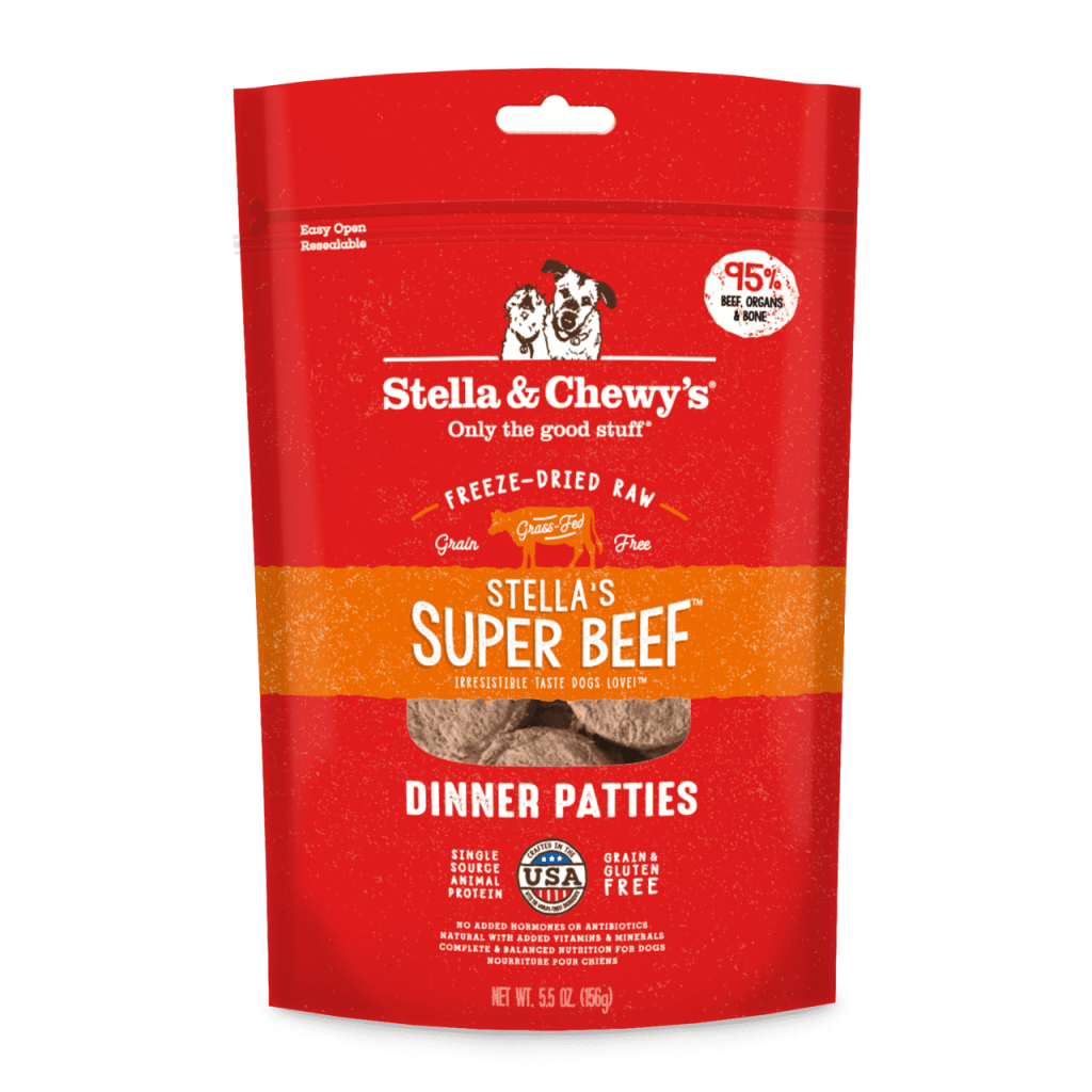 Stella & Chewey Dehydrated Beef Patty 5.5 oz Dog