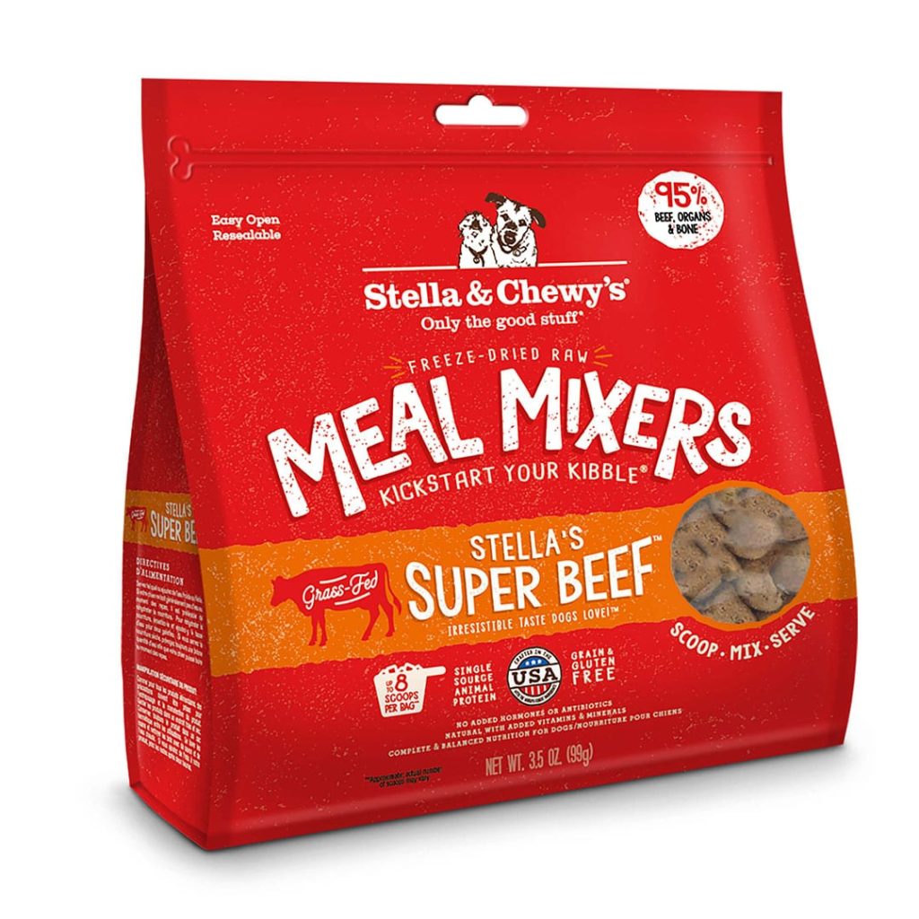 Stella & Chewey Dehydrated Beef Meal Mixers 18 oz Dog