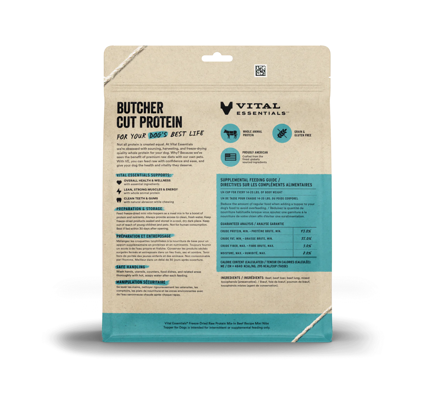 Vital Essentials Beef Protein Add In 18 oz