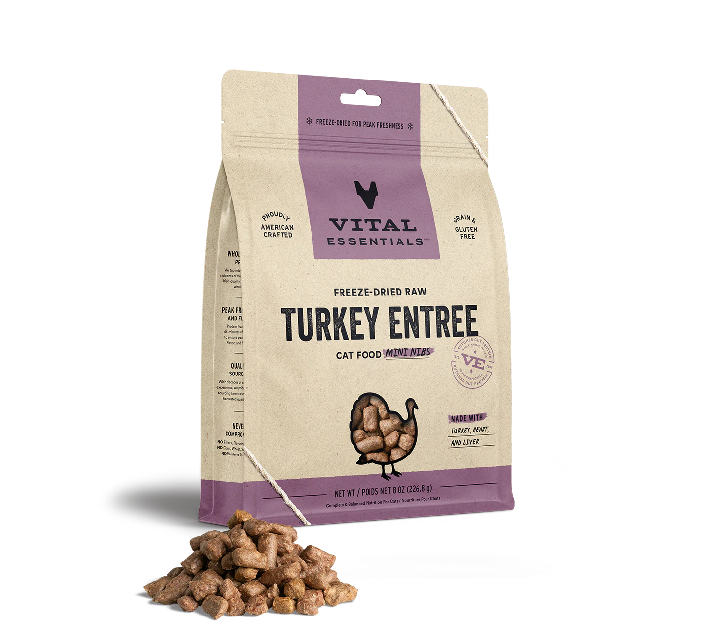 Vital Essentials Turkey Mini Nib Cat 8 o.