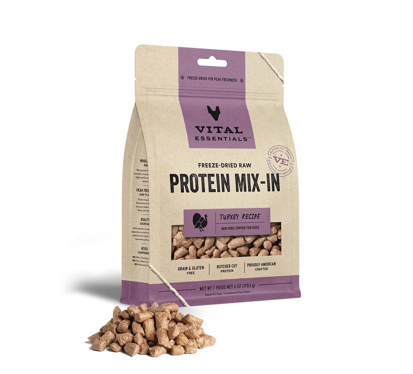 Vital Essentials Turkey Protein Mix In 6 z