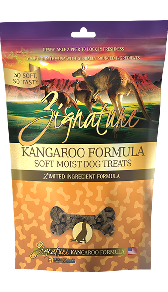 Zignature Kangaroo Dog Treat 4 oz