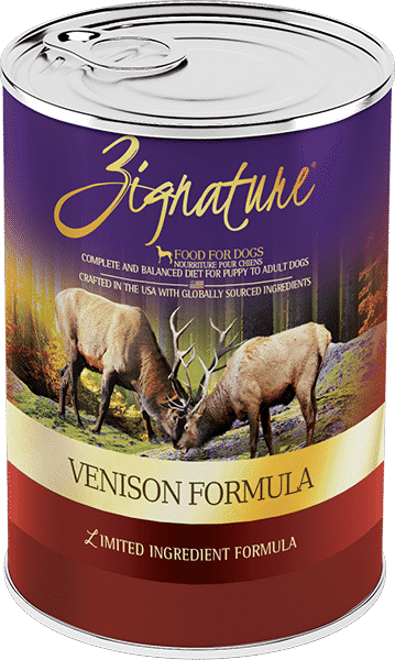 Zignature Venison Can Dog 13 z