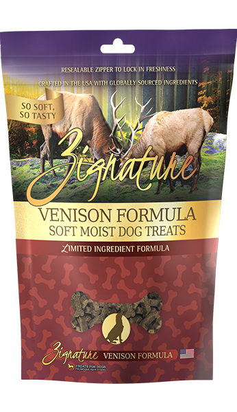 Zignature Venison Dog Treat 4 oz