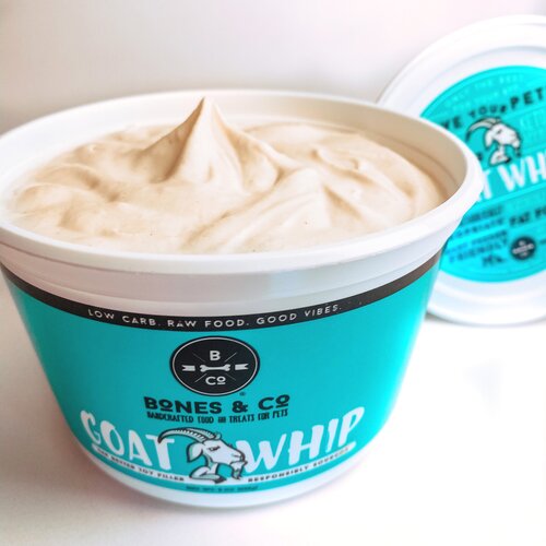 Bones & Co Frozen Goat Whip 3.5 oz Tub