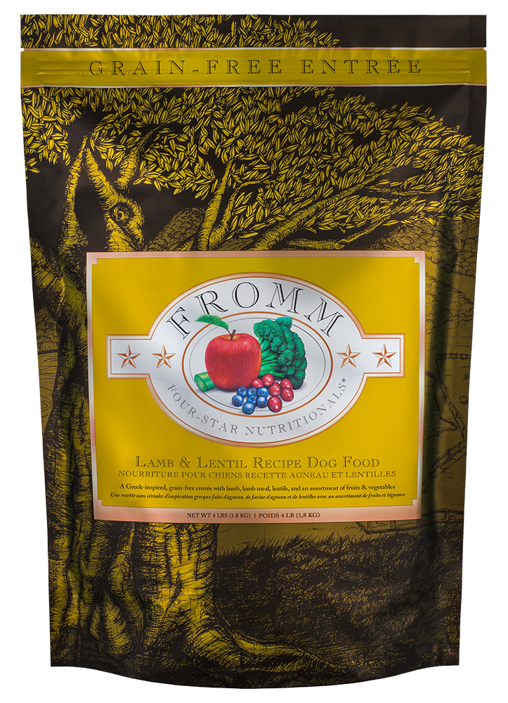 Fromm 4 Star Dog Dry GF Lamb & Lentil 4#