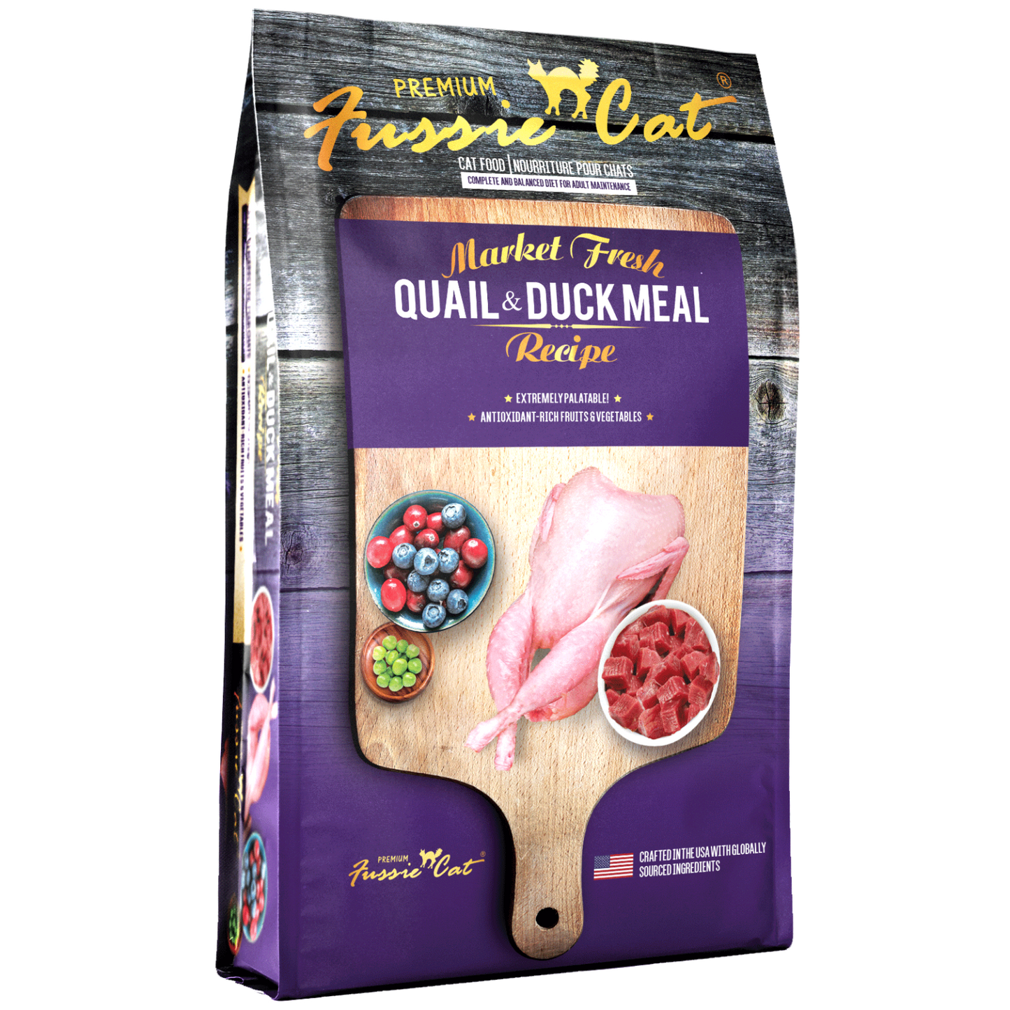 Fussie Cat Dry GF Market Fresh Quail & Duck Formula 2#