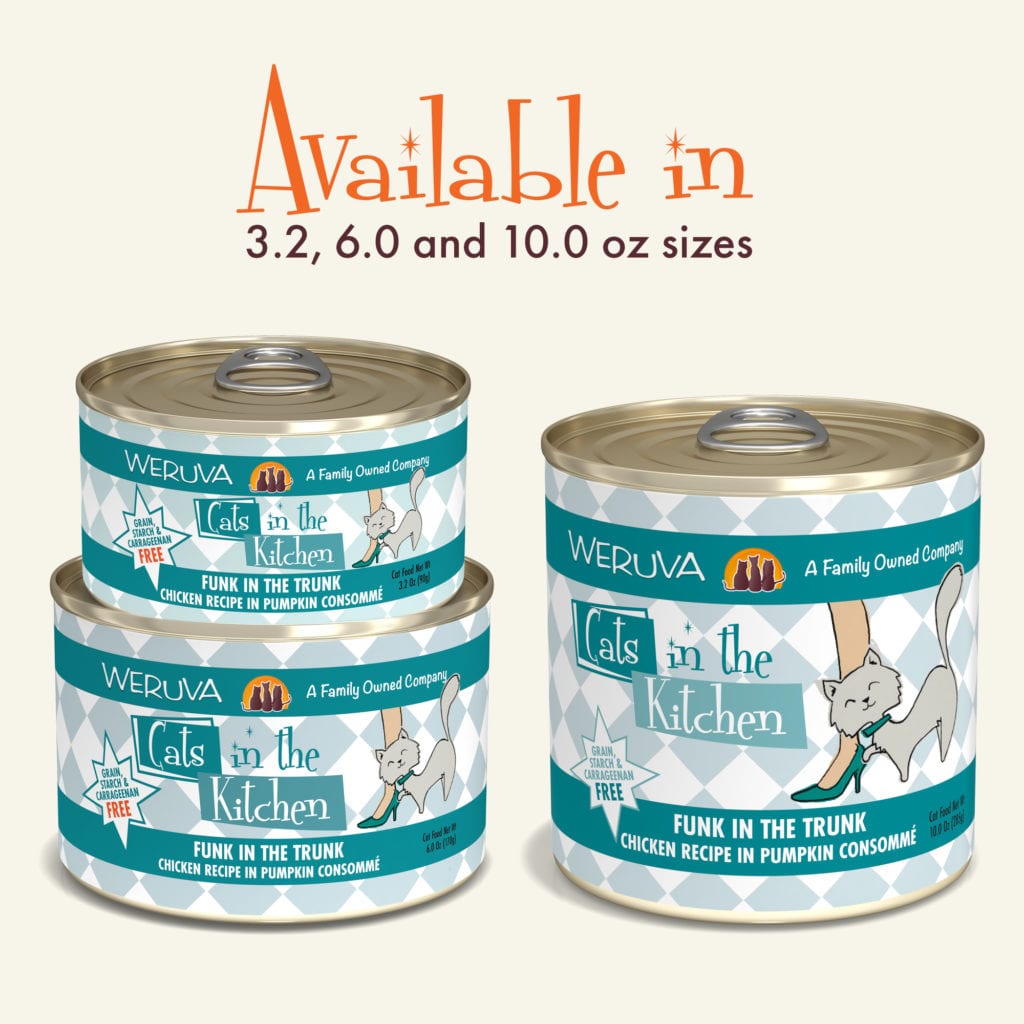 Weruva CITK Can GF Chicken, Tuna & Pumpkin - Funk In the Trunk 10 oz