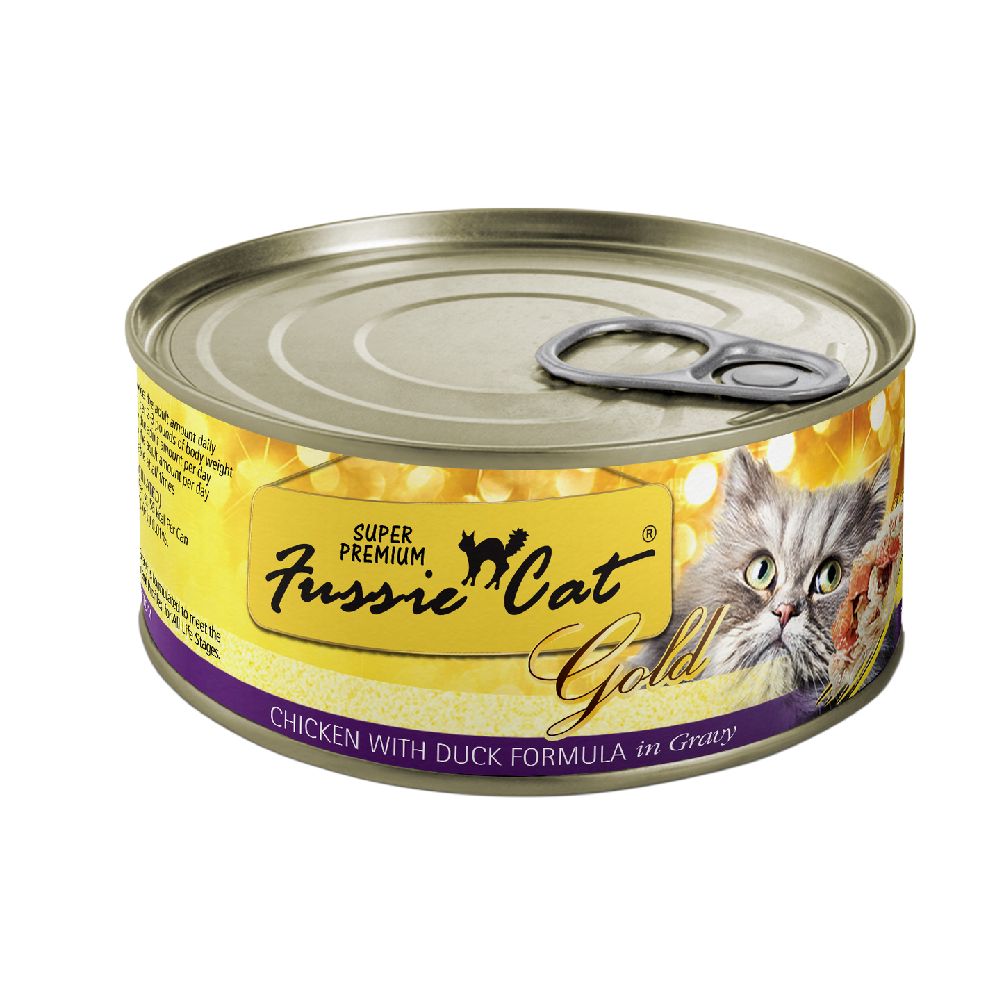 Fussie Cat Can Premium Chicken Duck Gravy 5.5 oz