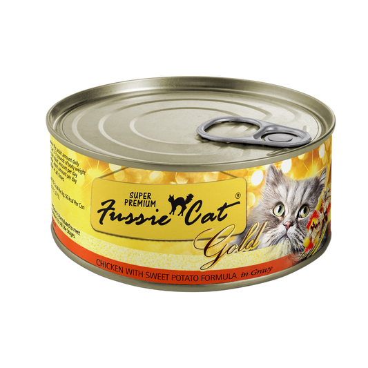Fussie Cat Can Super Premium Chicken & Sweet Potato in Gravy 2.82 oz