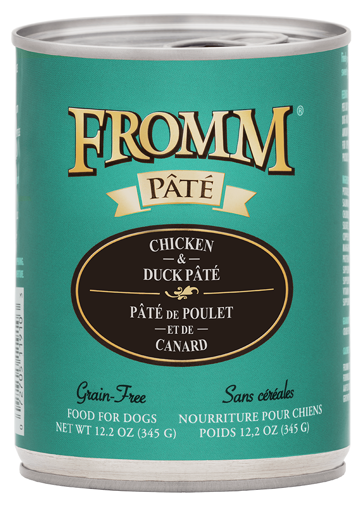 Fromm Dog Can GF Pate' Chicken & Duck 12.2 oz