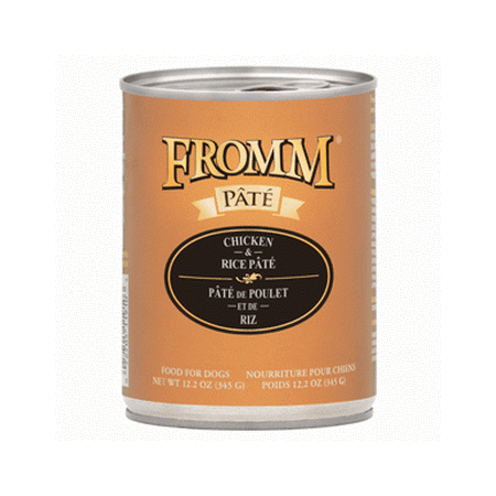 Fromm Dog Can Pate' Chicken & Rice 12.2 oz