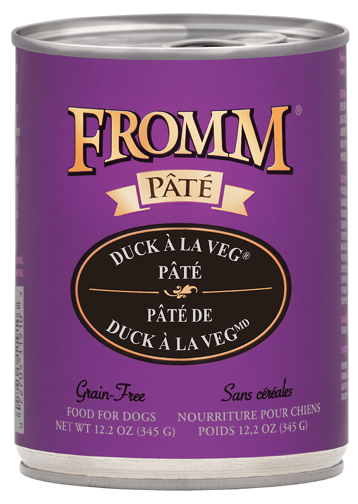 Fromm Dog Can GF Pate' Duck A La Veg 12.2 oz