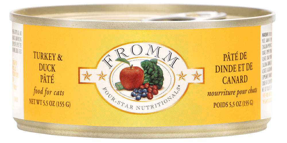 Fromm 4 Star Cat Can GF Pate' Turkey & Duck Pate 5.5 oz