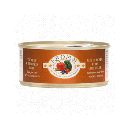 Fromm 4 Star Cat Can GF Pate' Turkey & Pumpkin Pate 5.5 oz