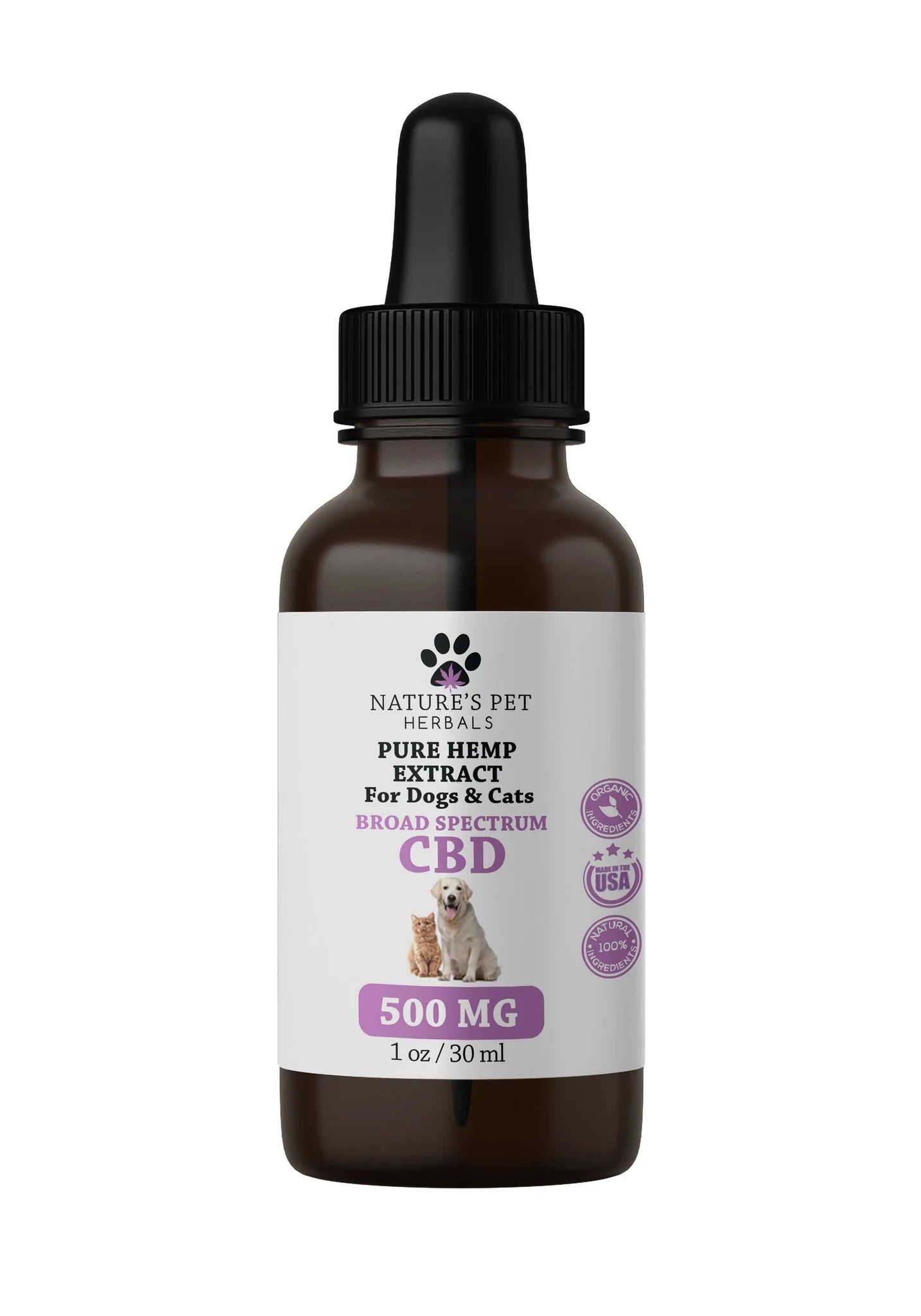 NPH 500mg CBD 1oz Dropper