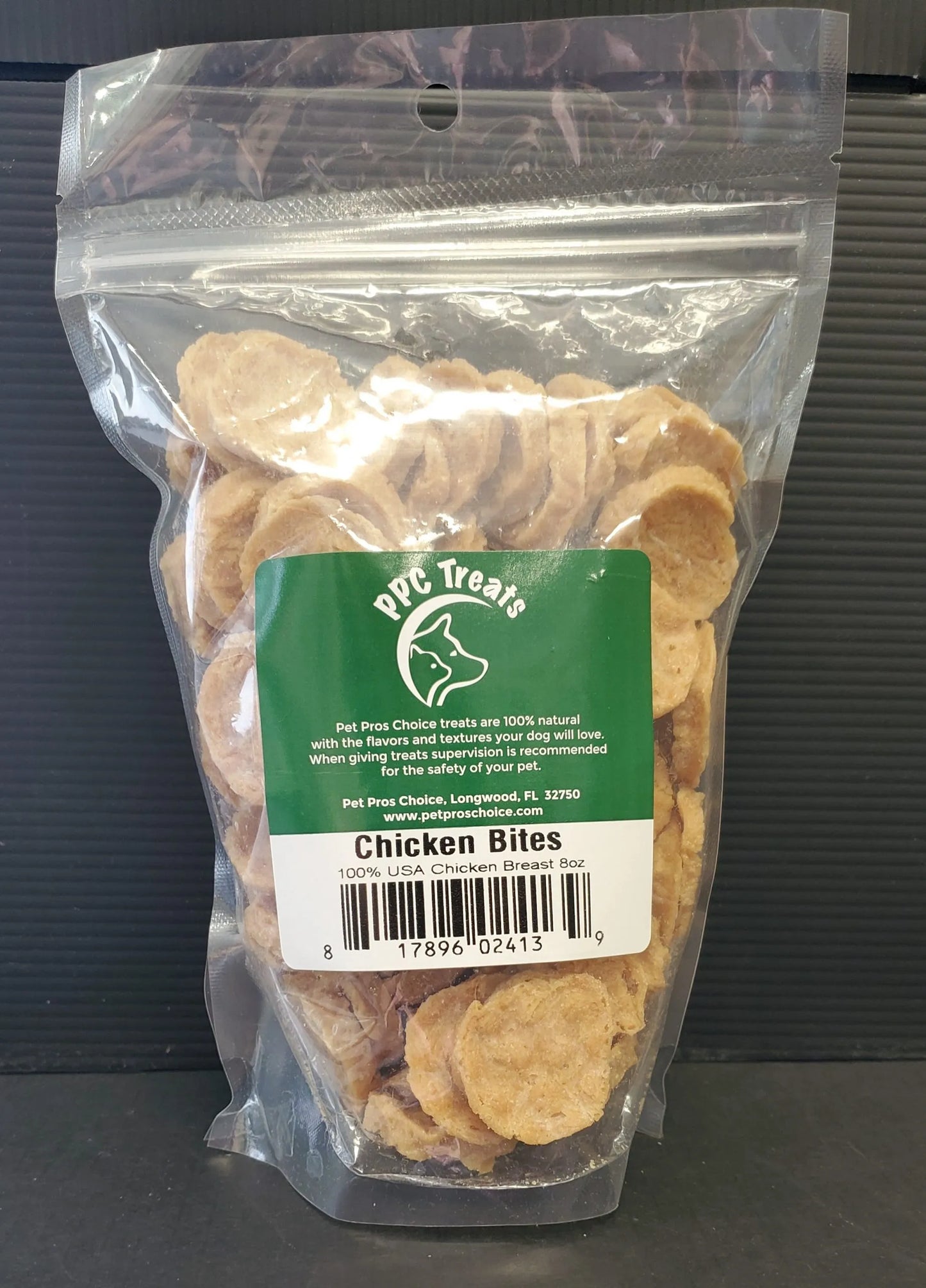 PPC Dehydrated Chicken Bites 8 z
