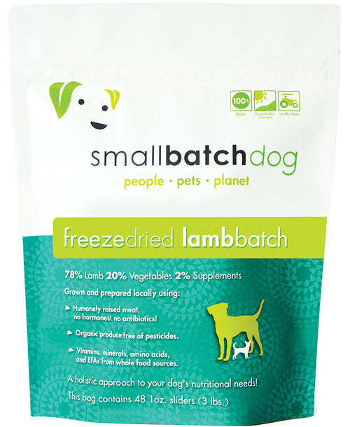 Small Batch Freeze Dried Lamb Dog 14 z