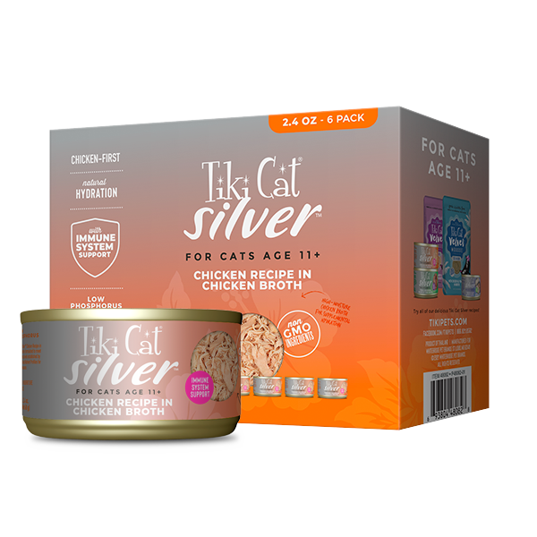 Tiki Cat Silver Whole Food Chicken Chicken Broth 14.4 oz
