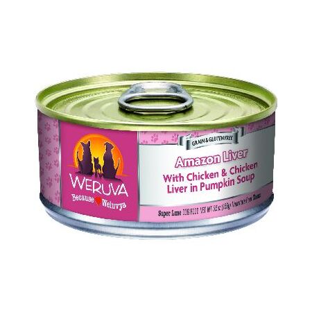 Weruva Dog Classic Can GF Chicken & Liver - Amazon Liver 5.5 oz