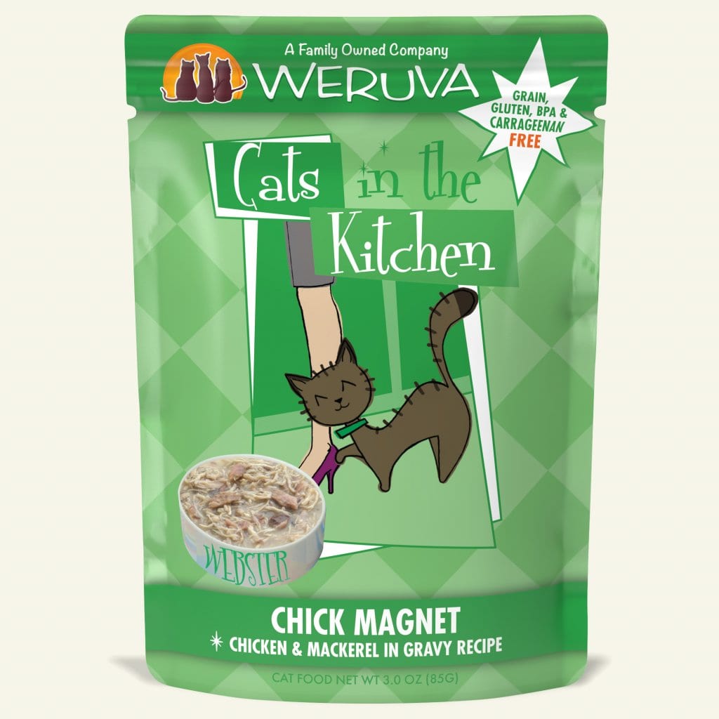 Weruva CITK Pouch GF Chicken & Mackerel - Chick Magnet 3 oz