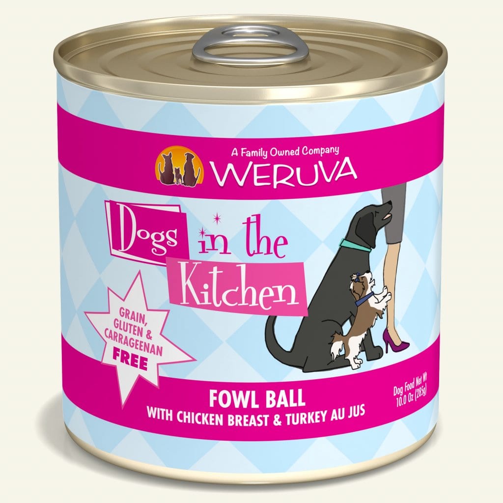 Weruva DITK Can GF Chicken & Turkey - Fowl Ball 10 oz