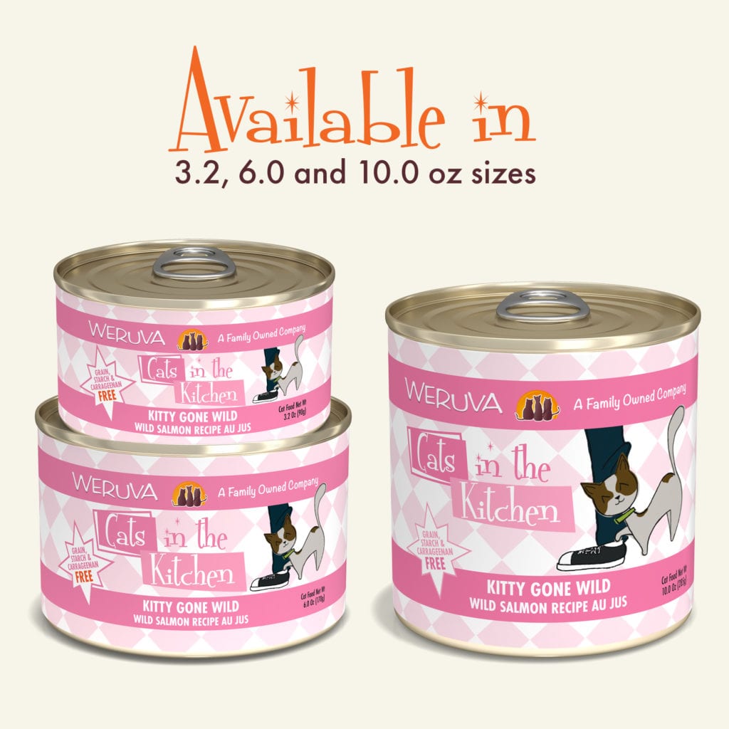 Weruva CITK Can GF Wild Salmon - Kitty Gone Wild 6 oz