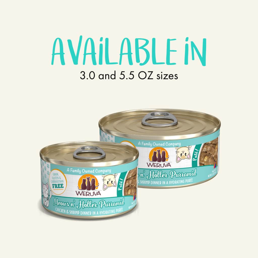 Weruva Cat Classic Can GF Pate Chicken & Shrimp - Meows N' Holler 5.5 oz