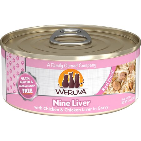 Weruva Cat Classic Can GF Chicken & Liver - Nine Liver 5.5 oz