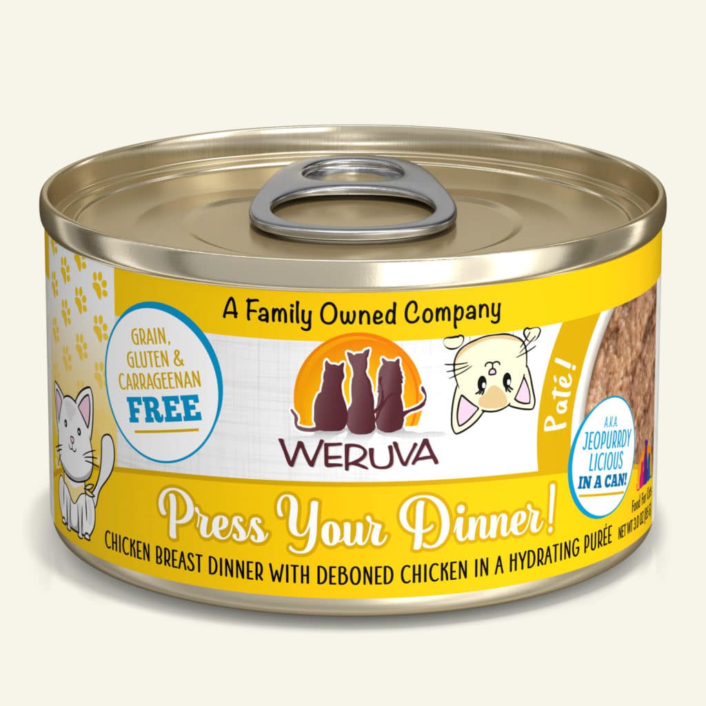 Weruva Cat Classic Can Pate Press Your Dinner Chicken 5.5 oz