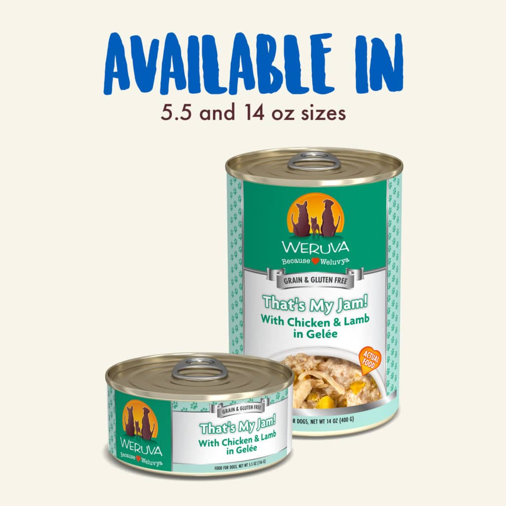 Weruva Dog Classic Can GF Chicken & Lamb - That's My Jam 14 oz