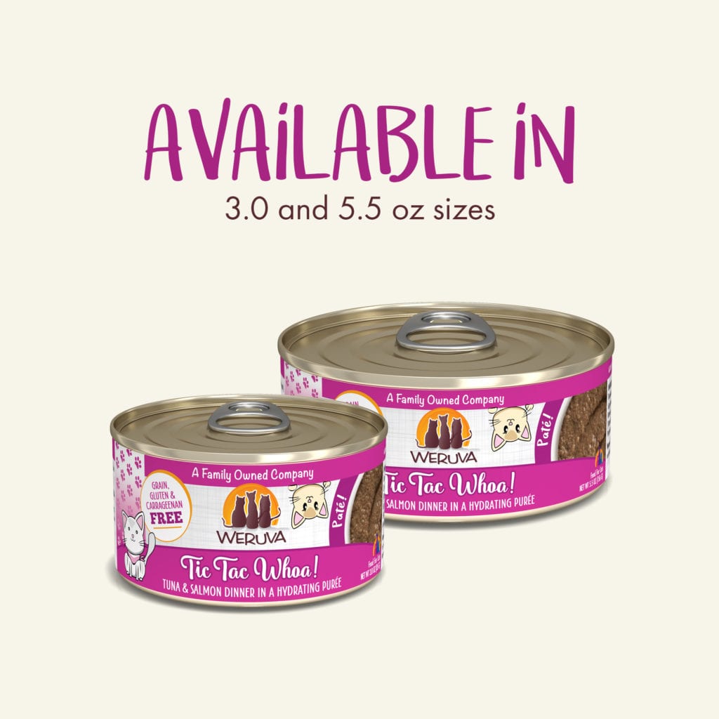 Weruva Cat Classic Can GF Pate Tuna & Salmon - Tic Tac Whoa 5.5 oz